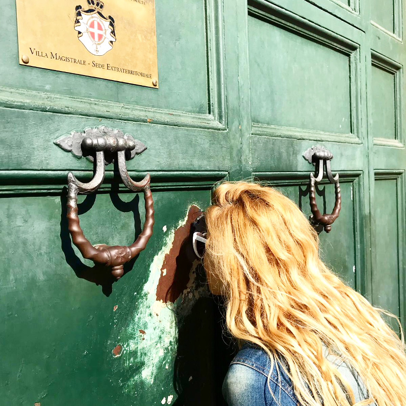 Buco della serratura Roma