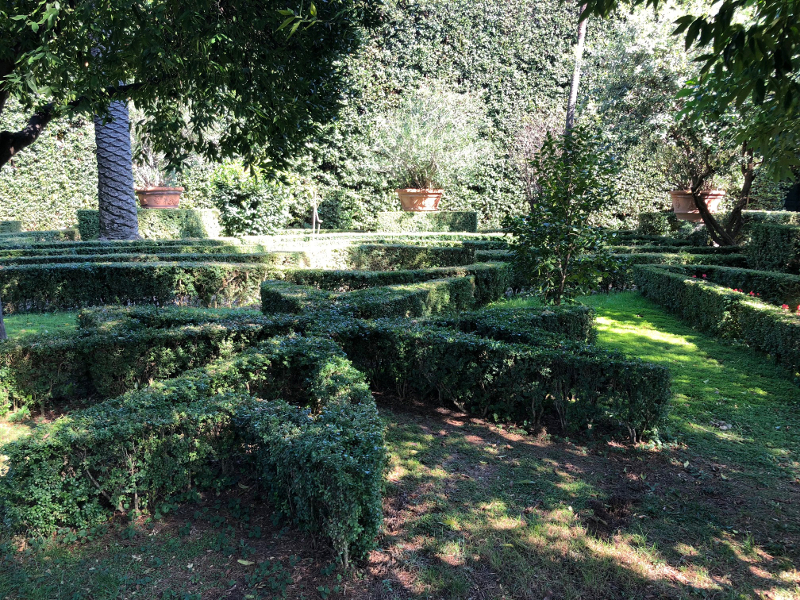 Giardino Villa del Priorato dei Cavalieri di Malta Roma