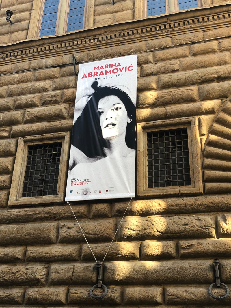 Marina Abramovic Manifesto Mostra Palazzo Strozzi Firenze