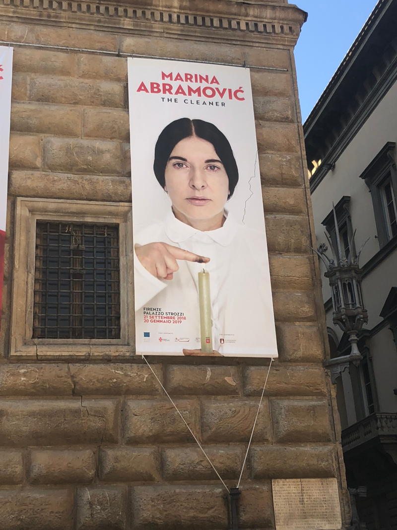 Marina Abramovic Manifesto Mostra Palazzo Strozzi Firenze